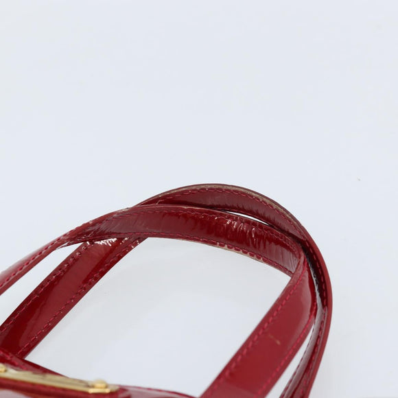 LOUIS VUITTON Monogram Vernis Wilshire PM Tasche Pomme D'amour M93642 Auth 172117