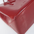LOUIS VUITTON Monogram Vernis Wilshire PM Bag Pomme D'amour M93642 Auth 172118-14