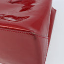 LOUIS VUITTON Monogram Vernis Wilshire PM Bag Pomme D'amour M93642 Auth 172118-15