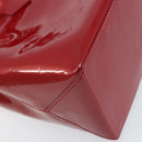 LOUIS VUITTON Monogram Vernis Wilshire PM Bag Pomme D'amour M93642 Auth 172118-16