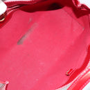 LOUIS VUITTON Monogram Vernis Wilshire PM Bag Pomme D'amour M93642 Auth 172118-10