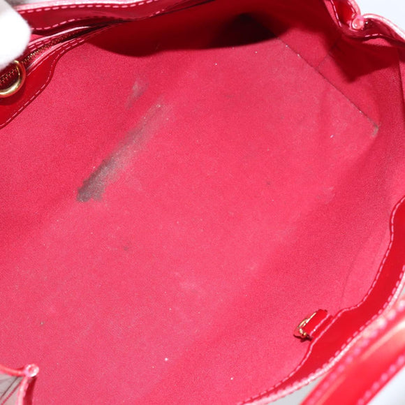 LOUIS VUITTON Monogram Vernis Wilshire PM Bag Pomme D'amour M93642 Auth 172118