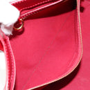 LOUIS VUITTON Monogram Vernis Wilshire PM Bag Pomme D'amour M93642 Auth 172118-22