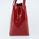 LOUIS VUITTON Monogram Vernis Wilshire PM Bag Pomme D'amour M93642 Auth 172118-4