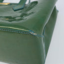 LOUIS VUITTON Vernis Wilshire PM Hand Bag Blue galatic M93646 LV Auth 172120-14