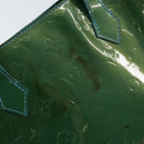 LOUIS VUITTON Vernis Wilshire PM Hand Bag Blue galatic M93646 LV Auth 172120-10
