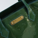 LOUIS VUITTON Vernis Wilshire PM Hand Bag Blue galatic M93646 LV Auth 172120-17