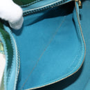LOUIS VUITTON Vernis Wilshire PM Hand Bag Blue galatic M93646 LV Auth 172120-22