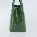 LOUIS VUITTON Vernis Wilshire PM Hand Bag Blue galatic M93646 LV Auth 172120-3