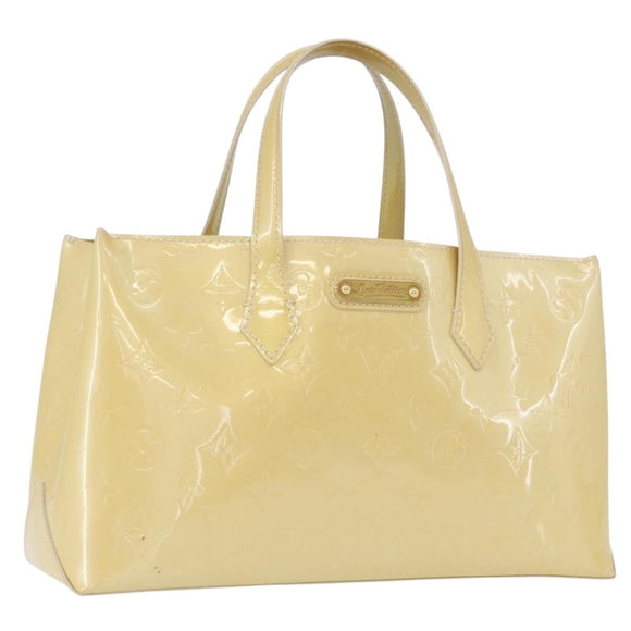 LOUIS VUITTON Monogram Vernis Wilshire PM Bag Rose Florentin M91642 Auth 172121