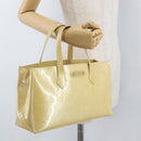 LOUIS VUITTON Monogram Vernis Wilshire PM Bag Rose Florentin M91642 Auth 172121-22