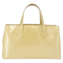 LOUIS VUITTON Monogram Vernis Wilshire PM Bag Rose Florentin M91642 Auth 172121-2