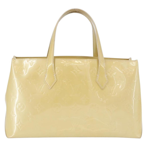 LOUIS VUITTON Monogram Vernis Wilshire PM Bag Rose Florentin M91642 Auth 172121