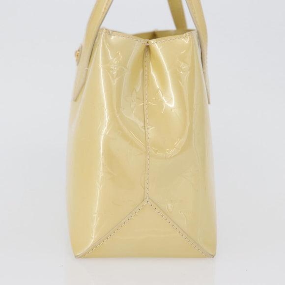 LOUIS VUITTON Monogram Vernis Wilshire PM Bag Rose Florentin M91642 Auth 172121