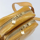 LOUIS VUITTON Monogram Vernis Wooster Shoulder Bag Beige LV Auth 172122-14