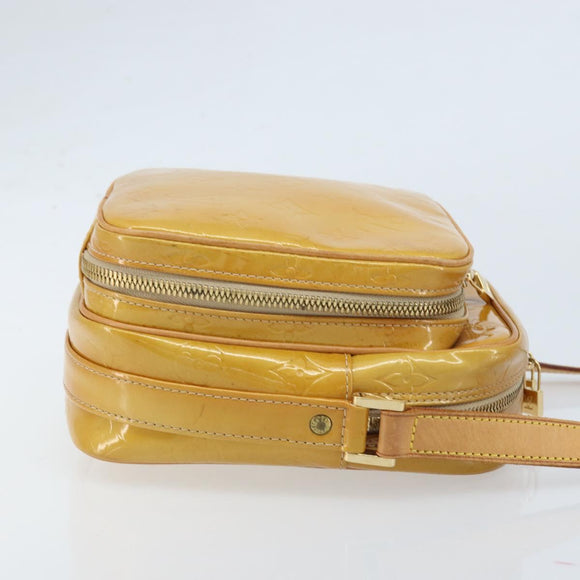 LOUIS VUITTON Monogram Vernis Wooster Shoulder Bag Beige LV Auth 172122