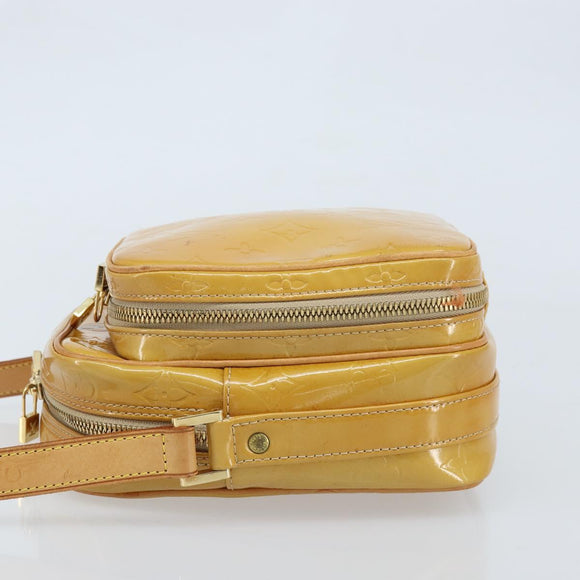 LOUIS VUITTON Monogram Vernis Wooster Shoulder Bag Beige LV Auth 172122