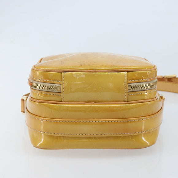 LOUIS VUITTON Monogram Vernis Wooster Shoulder Bag Beige LV Auth 172122