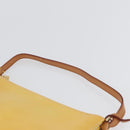 LOUIS VUITTON Vernis Lexington Accessory Pouch Lime Yellow M91058 Auth 172123-8