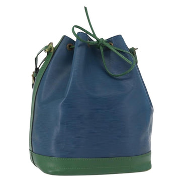LOUIS VUITTON Epi Noe Shoulder Bag Bicolor Green Blue M44044 LV Auth 172127