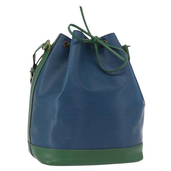 LOUIS VUITTON Epi Noe Shoulder Bag Bicolor Green Blue M44044 LV Auth 172127