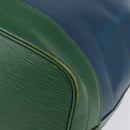 LOUIS VUITTON Epi Noe Shoulder Bag Bicolor Green Blue M44044 LV Auth 172127-16