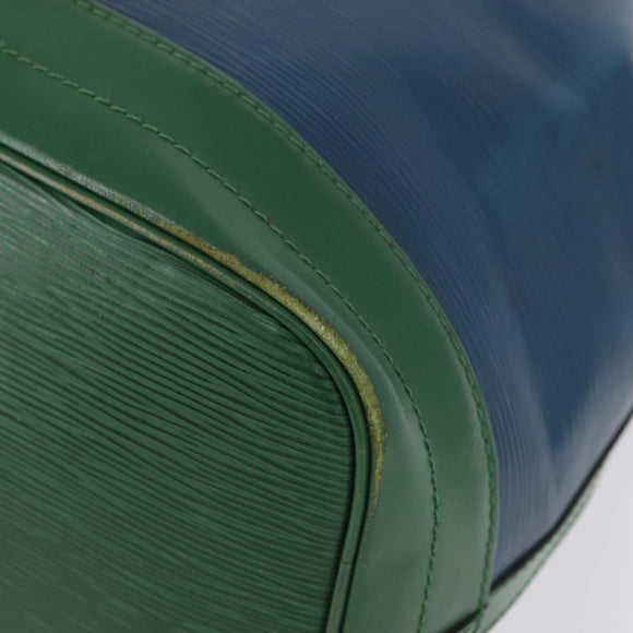 LOUIS VUITTON Epi Noe Shoulder Bag Bicolor Green Blue M44044 LV Auth 172127
