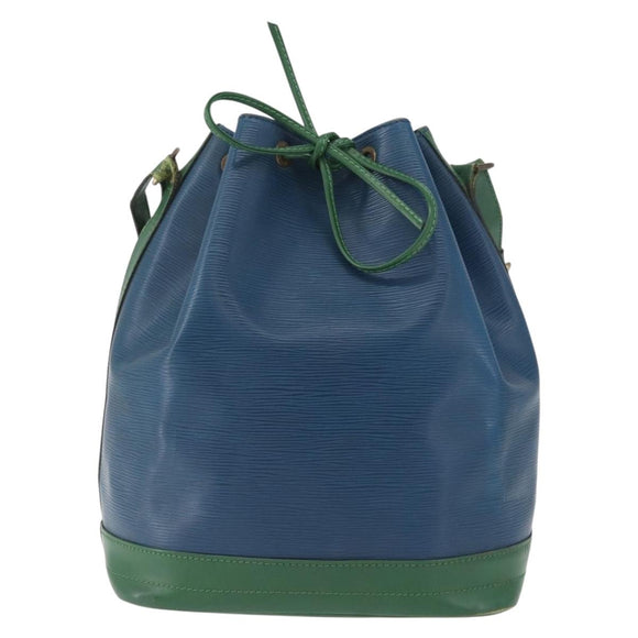 LOUIS VUITTON Epi Noe Shoulder Bag Bicolor Green Blue M44044 LV Auth 172127