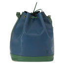 LOUIS VUITTON Epi Noe Shoulder Bag Bicolor Green Blue M44044 LV Auth 172127-2