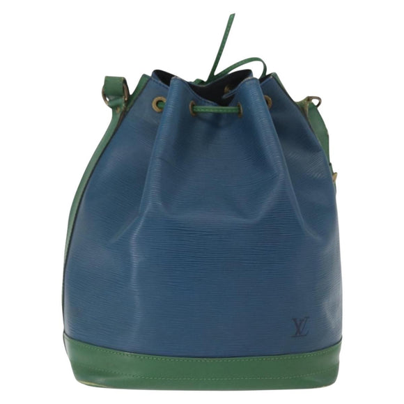 LOUIS VUITTON Epi Noe Shoulder Bag Bicolor Green Blue M44044 LV Auth 172127