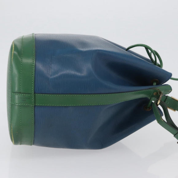 LOUIS VUITTON Epi Noe Shoulder Bag Bicolor Green Blue M44044 LV Auth 172127