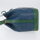LOUIS VUITTON Epi Noe Shoulder Bag Bicolor Green Blue M44044 LV Auth 172127-4