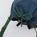 LOUIS VUITTON Epi Noe Shoulder Bag Bicolor Green Blue M44044 LV Auth 172127-7