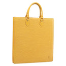 LOUIS VUITTON Epi Sac Plat Hand Bag Yellow M52079 LV Auth 172130-1