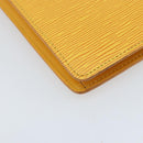 LOUIS VUITTON Epi Sac Plat Hand Bag Yellow M52079 LV Auth 172130-16