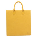 LOUIS VUITTON Epi Sac Plat Hand Bag Yellow M52079 LV Auth 172130-13
