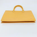 LOUIS VUITTON Epi Sac Plat Hand Bag Yellow M52079 LV Auth 172130-5