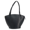 LOUIS VUITTON Epi Saint Jacques Shopping Shoulder Bag Black M52262 Auth 172132-1