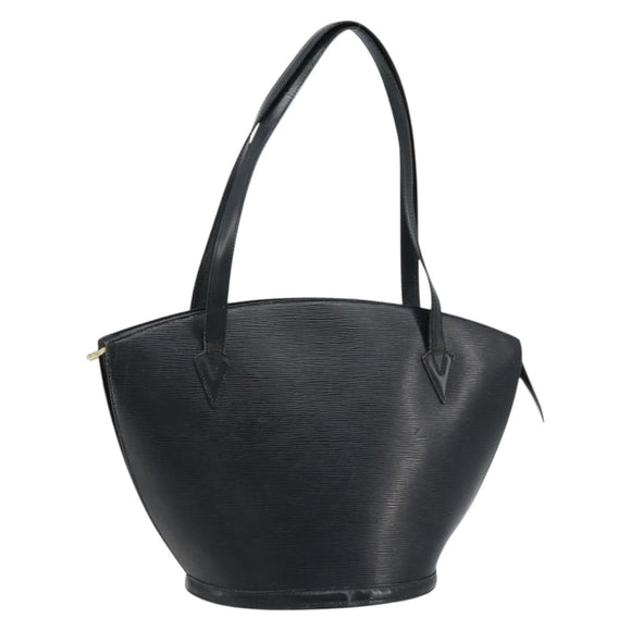 LOUIS VUITTON Epi Saint Jacques Shopping Shoulder Bag Black M52262 Auth 172132