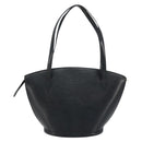 LOUIS VUITTON Epi Saint Jacques Shopping Shoulder Bag Black M52262 Auth 172132-2