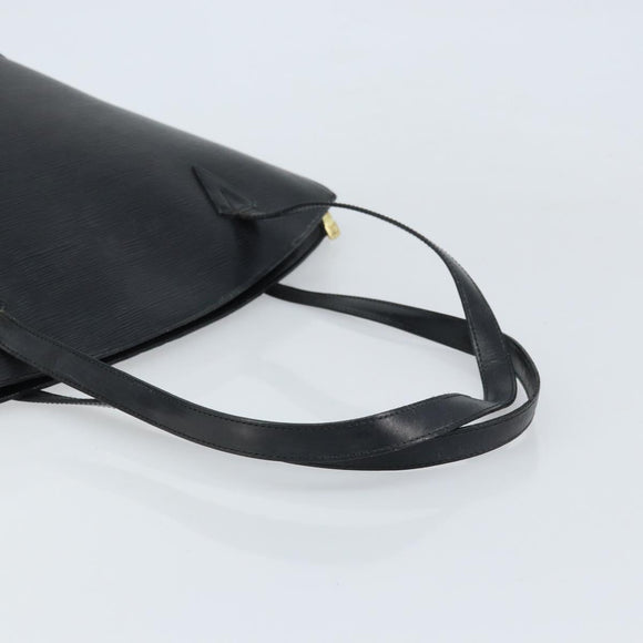 LOUIS VUITTON Epi Saint Jacques Shopping Shoulder Bag Black M52262 Auth 172132