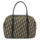 Christian Dior Trotter Canvas Handtasche Schwarz Gold Auth 172135-3