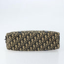 Christian Dior Trotter Canvas Handtasche Schwarz Gold Auth 172135-9