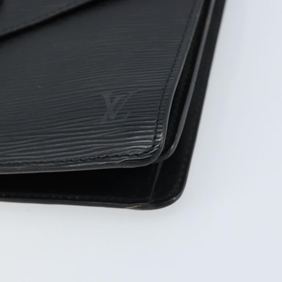 LOUIS VUITTON Epi Concorde Hand Bag Black M52132 LV Auth 172148