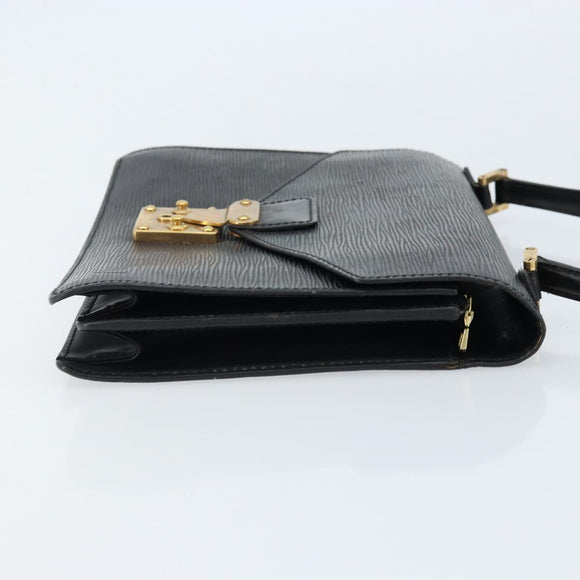 LOUIS VUITTON Epi Concorde Hand Bag Black M52132 LV Auth 172148