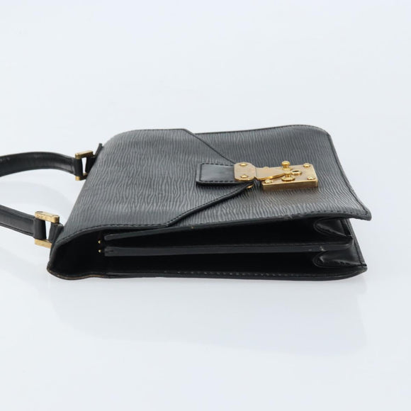 LOUIS VUITTON Epi Concorde Hand Bag Black M52132 LV Auth 172148