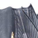 BALENCIAGA Clutch Bag Leather Black Gold Auth 172150-17