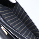 BALENCIAGA Clutch Bag Leather Black Gold Auth 172150-20