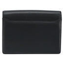 BALENCIAGA Clutch Bag Leather Black Gold Auth 172150-3