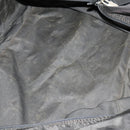 PRADA Boston Bag Nylon 2-Wege Schwarz Silber Auth 172154-11